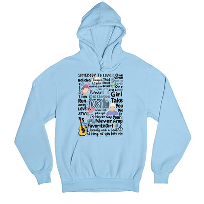 justin bieber bieber beats hoodie hooded sweatshirt winterwear music band buy online india the banyan tee tbt men women girls boys unisex baby blue 