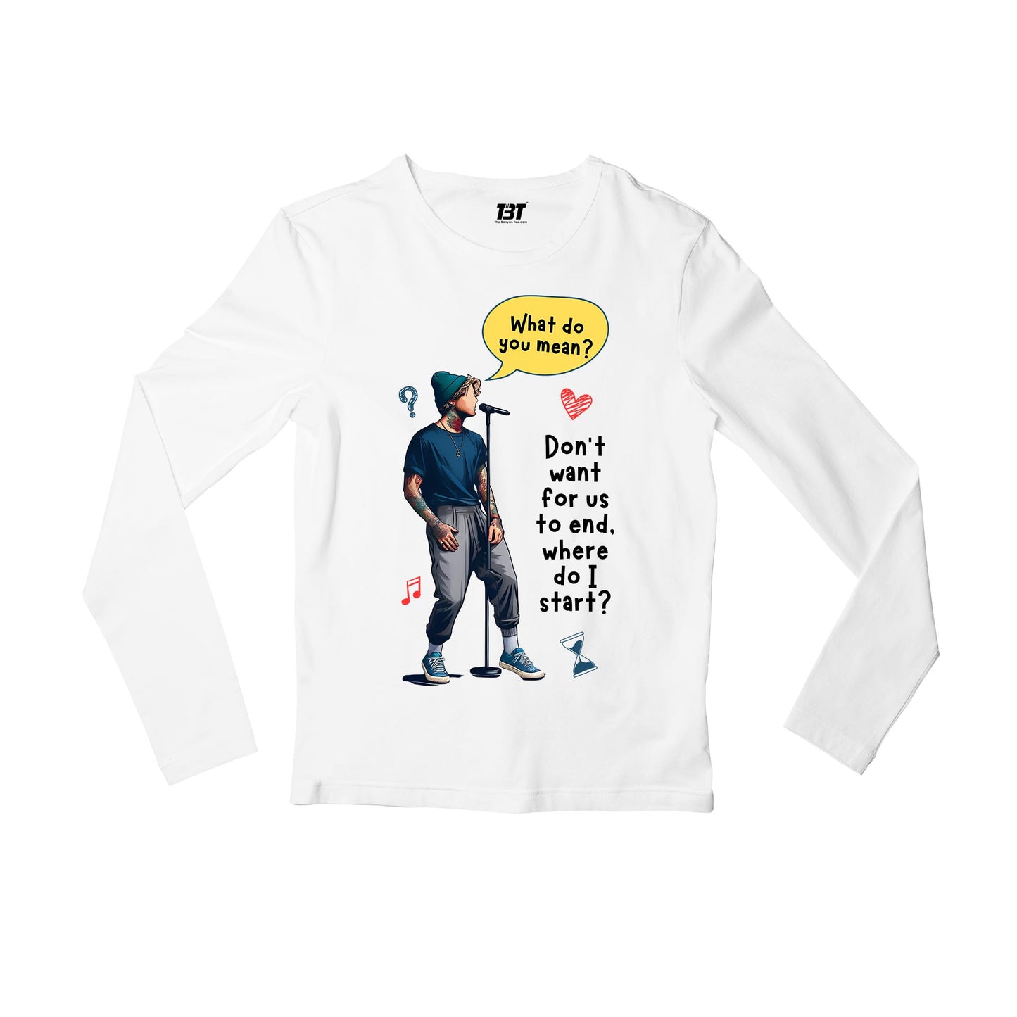 justin bieber what do you mean full sleeves long sleeves music band buy online india the banyan tee tbt men women girls boys unisex navy