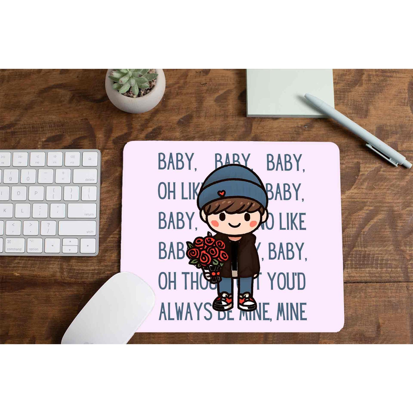 justin bieber baby mousepad logitech large anime music band buy online india the banyan tee tbt men women girls boys unisex