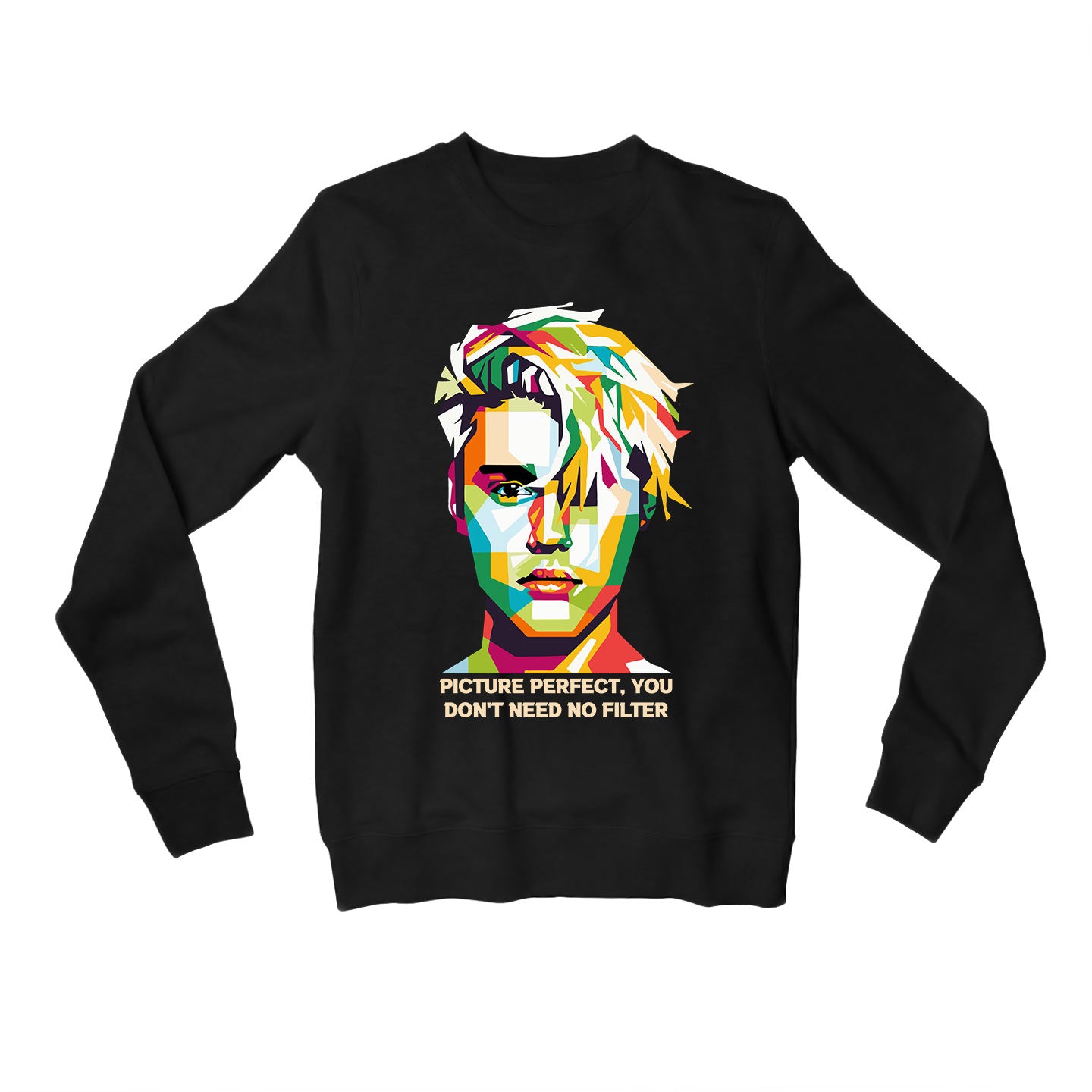 justin bieber intentions sweatshirt upper winterwear music band buy online india the banyan tee tbt men women girls boys unisex black