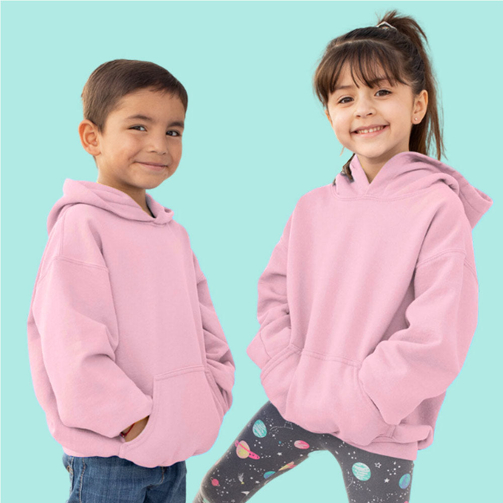 light baby pink the banyan tee kids hoodie hooded sweatshirt