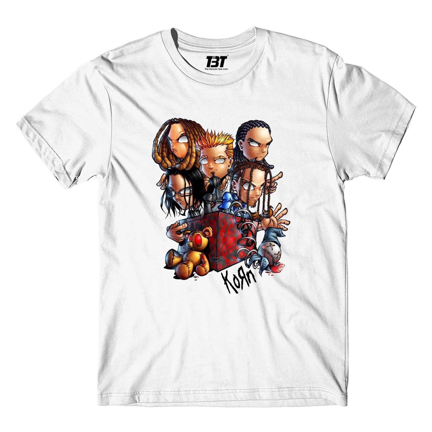 the banyan tee merch on sale Korn T shirt - On Sale - XS (Chest size 36 IN)