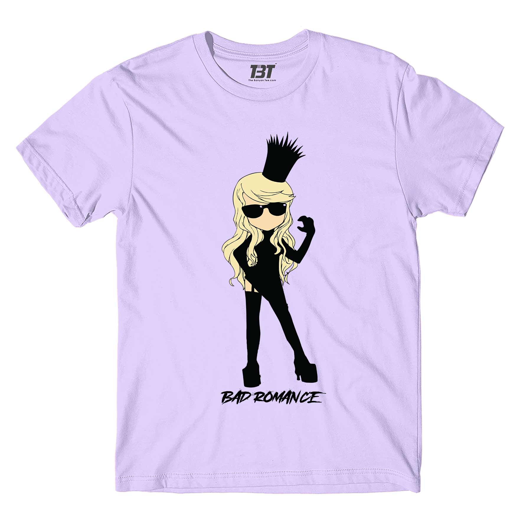 lady gaga bad romance t-shirt music band buy online india the banyan tee tbt men women girls boys unisex gray