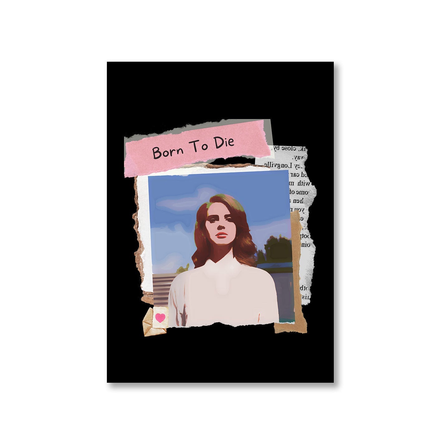 lana del rey born to die poster wall art buy online india the banyan tee tbt a4