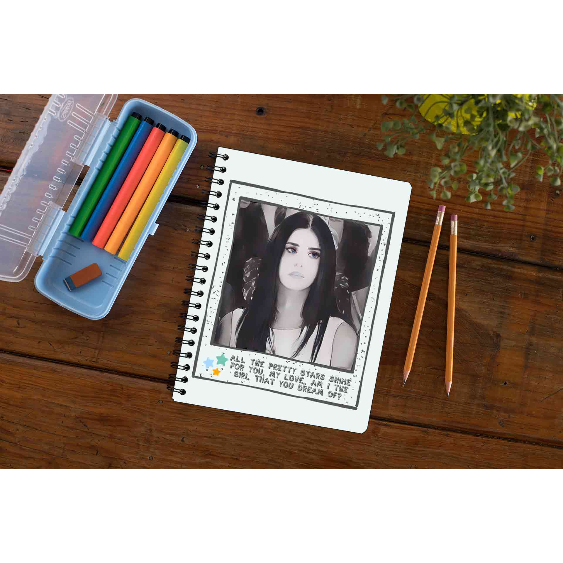 lana del rey pretty when you cry notebook notepad diary buy online india the banyan tee tbt unruled