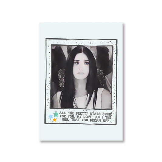 lana del rey pretty when you cry poster wall art buy online india the banyan tee tbt a4