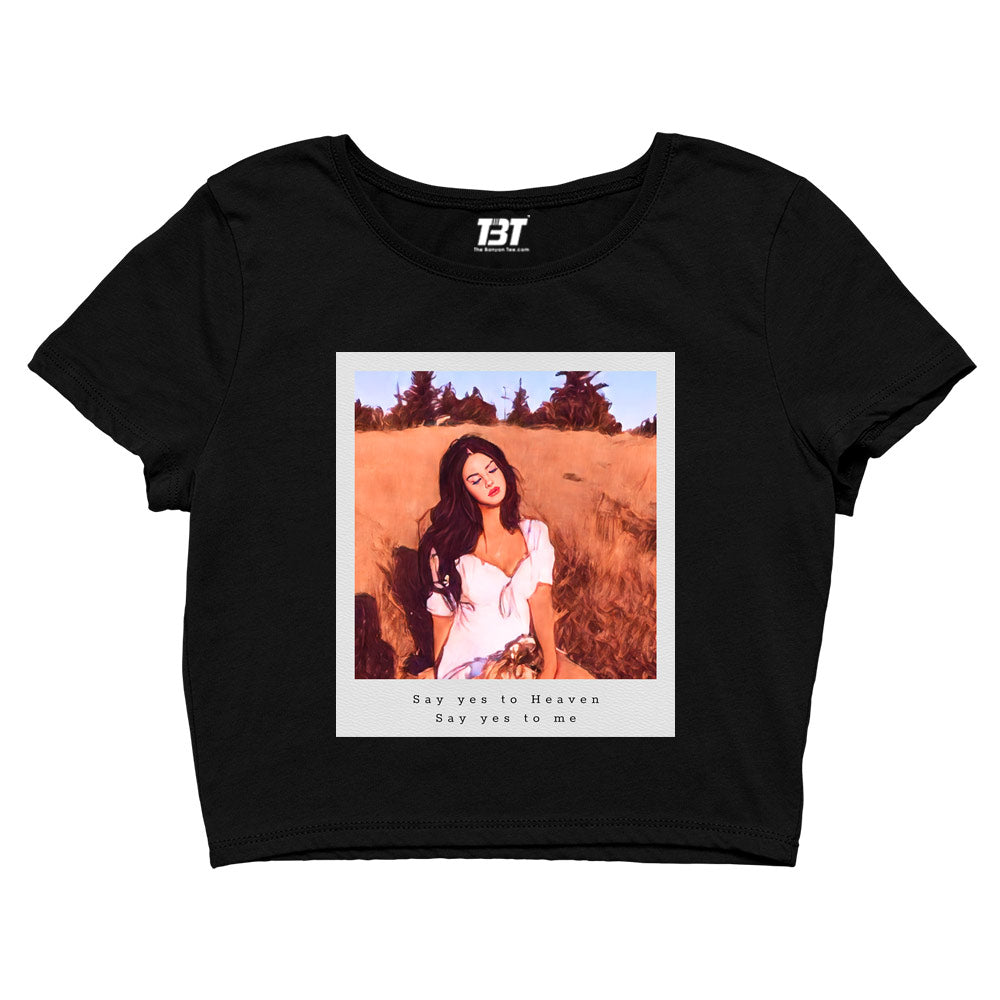 lana del rey say yes to heaven crop top music band buy online india the banyan tee tbt men women girls boys unisex xs