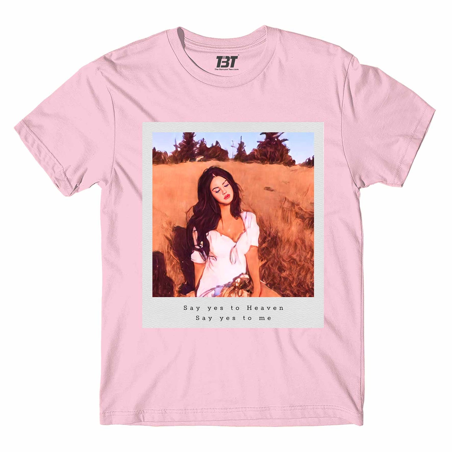 lana del rey say yes to heaven t-shirt music band buy online india the banyan tee tbt men women girls boys unisex baby pink