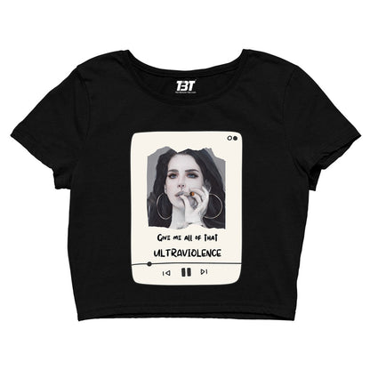 lana del rey ultraviolence crop top music band buy online india the banyan tee tbt men women girls boys unisex xs