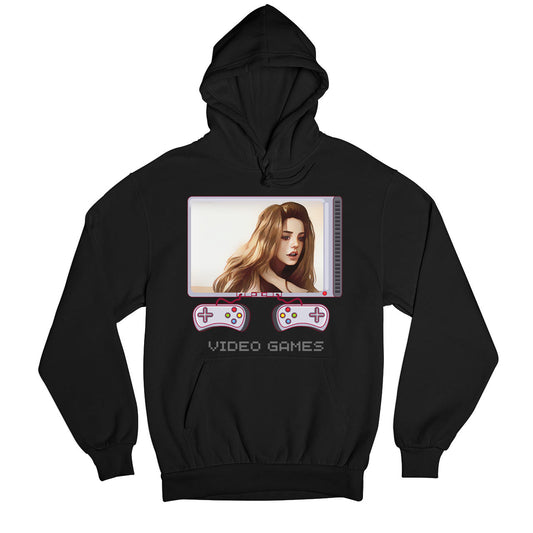 lana del rey video games hoodie hooded sweatshirt winterwear music band buy online india the banyan tee tbt men women girls boys unisex black