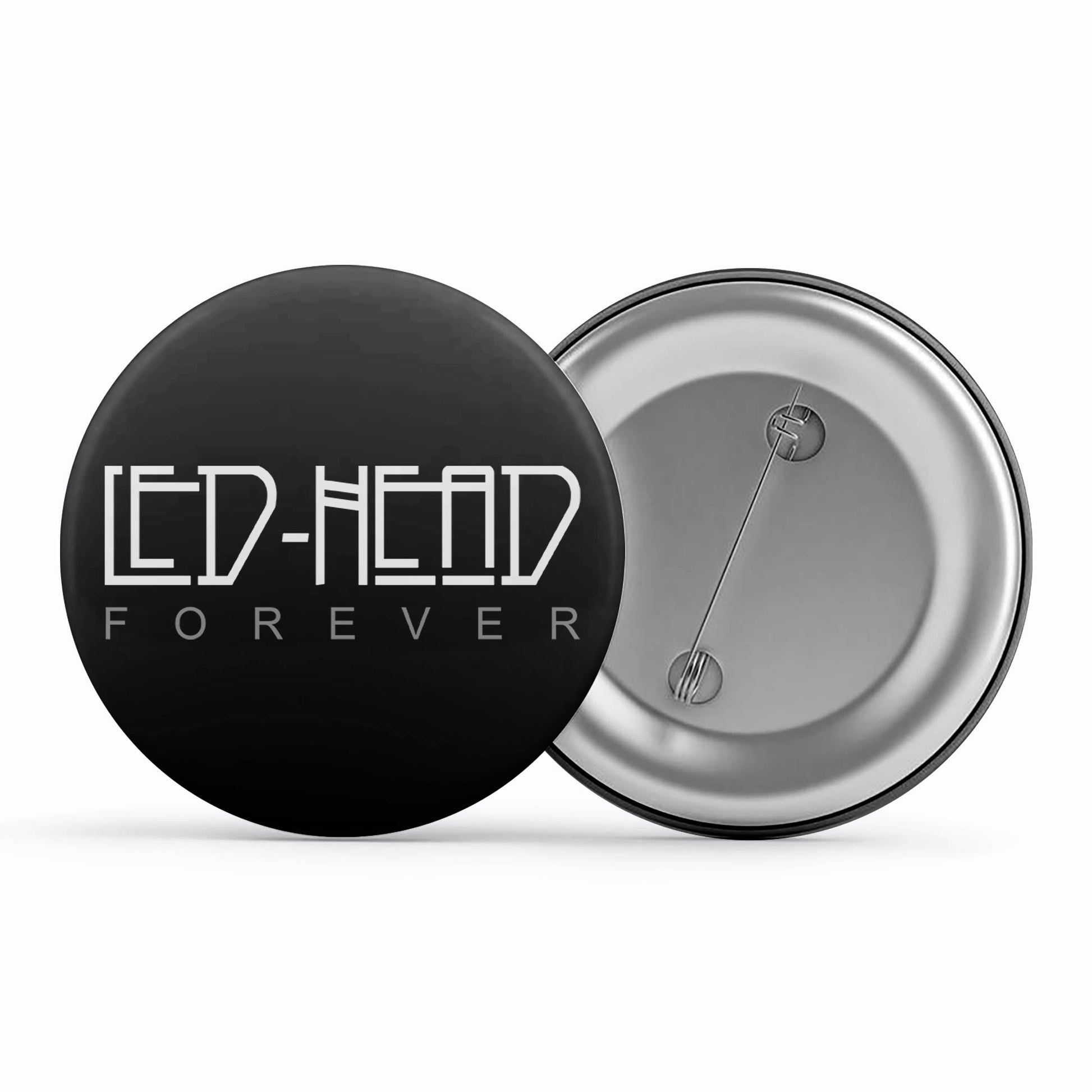 led zeppelin led head forever badge pin button music band buy online india the banyan tee tbt men women girls boys unisex  