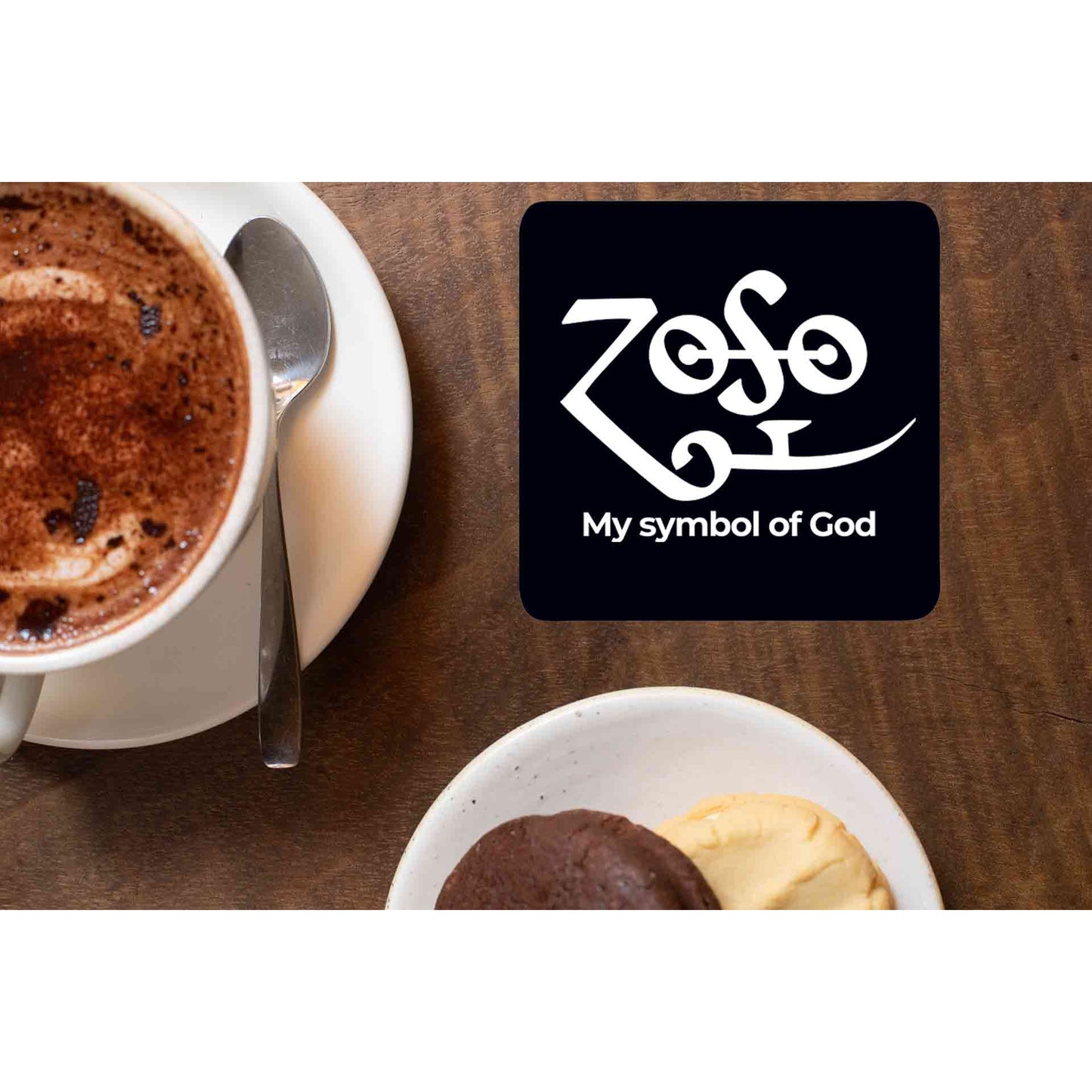 Led Zeppelin Coaster - My Symbol Of God Coasters The Banyan Tee TBT