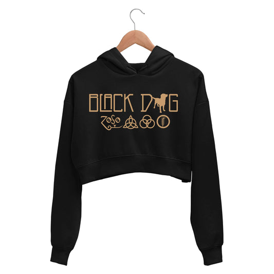 Led Zeppelin Crop Hoodie Crop Hooded Sweatshirt for Women The Banyan Tee TBT
