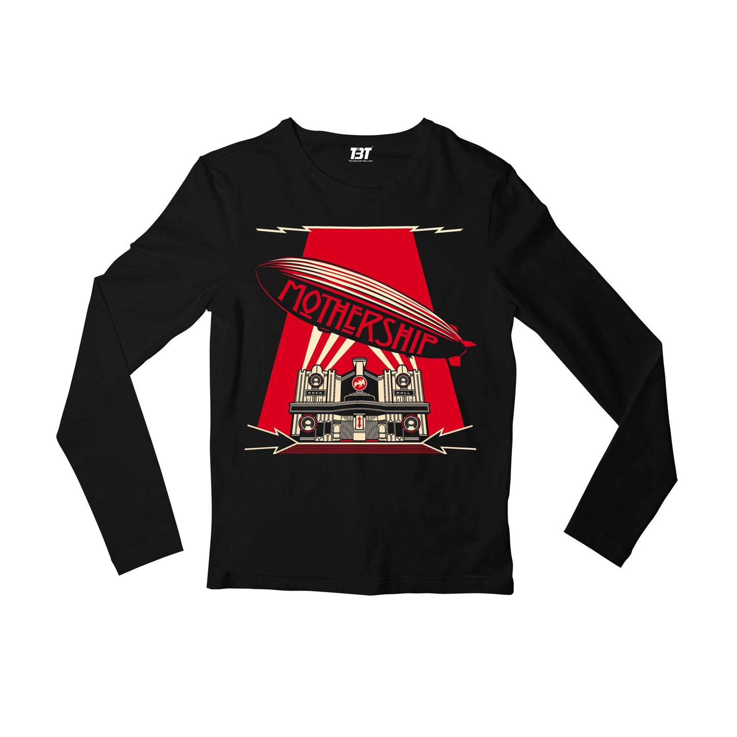 Led Zeppelin Full Sleeves T-shirt - Mothership Full Sleeves T-shirt The Banyan Tee TBT