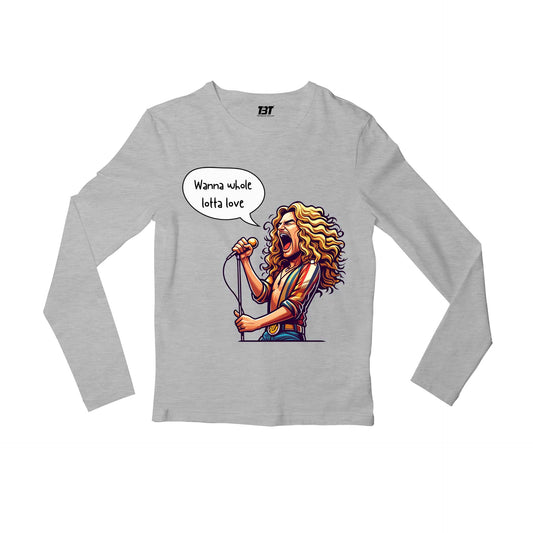 Led Zeppelin Full Sleeves T-shirt - Whole Lotta Love Full Sleeves T-shirt The Banyan Tee TBT