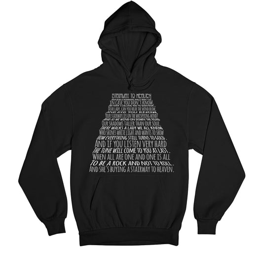 Led Zeppelin Hoodie - Stairway To Heaven Hooded Sweatshirt The Banyan Tee TBT