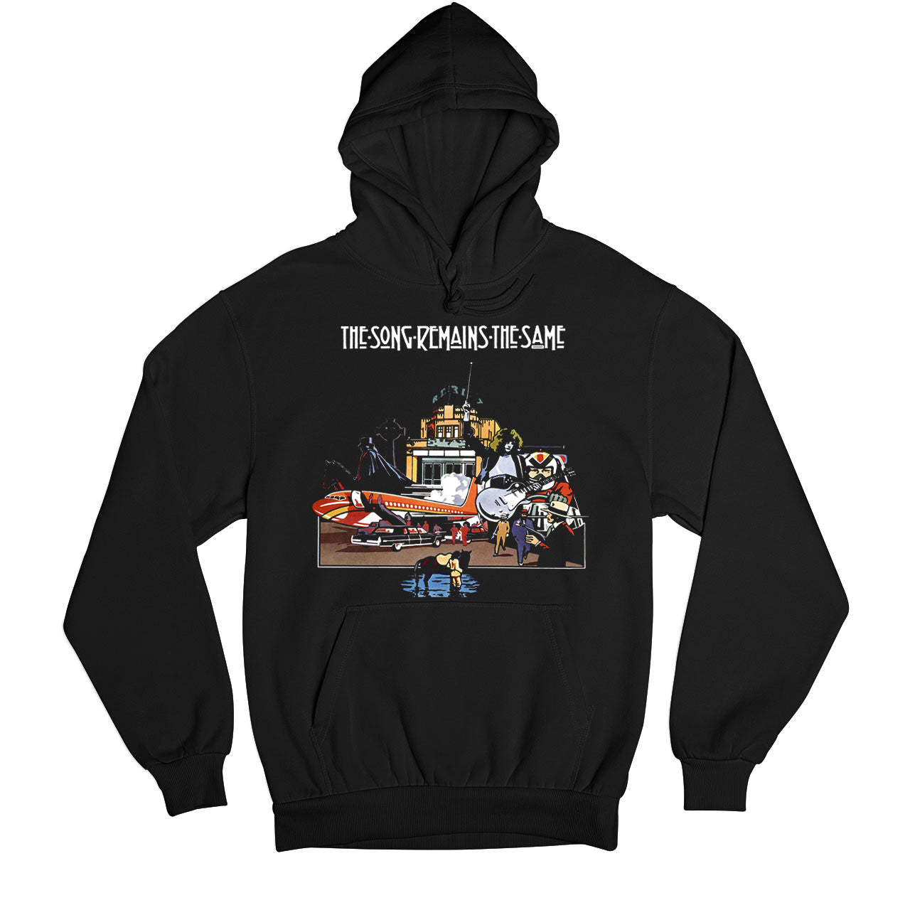 Led Zeppelin Hoodie - The Song Remains The Same Hooded Sweatshirt The Banyan Tee TBT