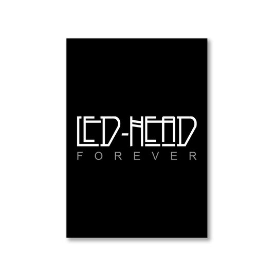 led zeppelin led head forever poster wall art buy online india the banyan tee tbt a4 