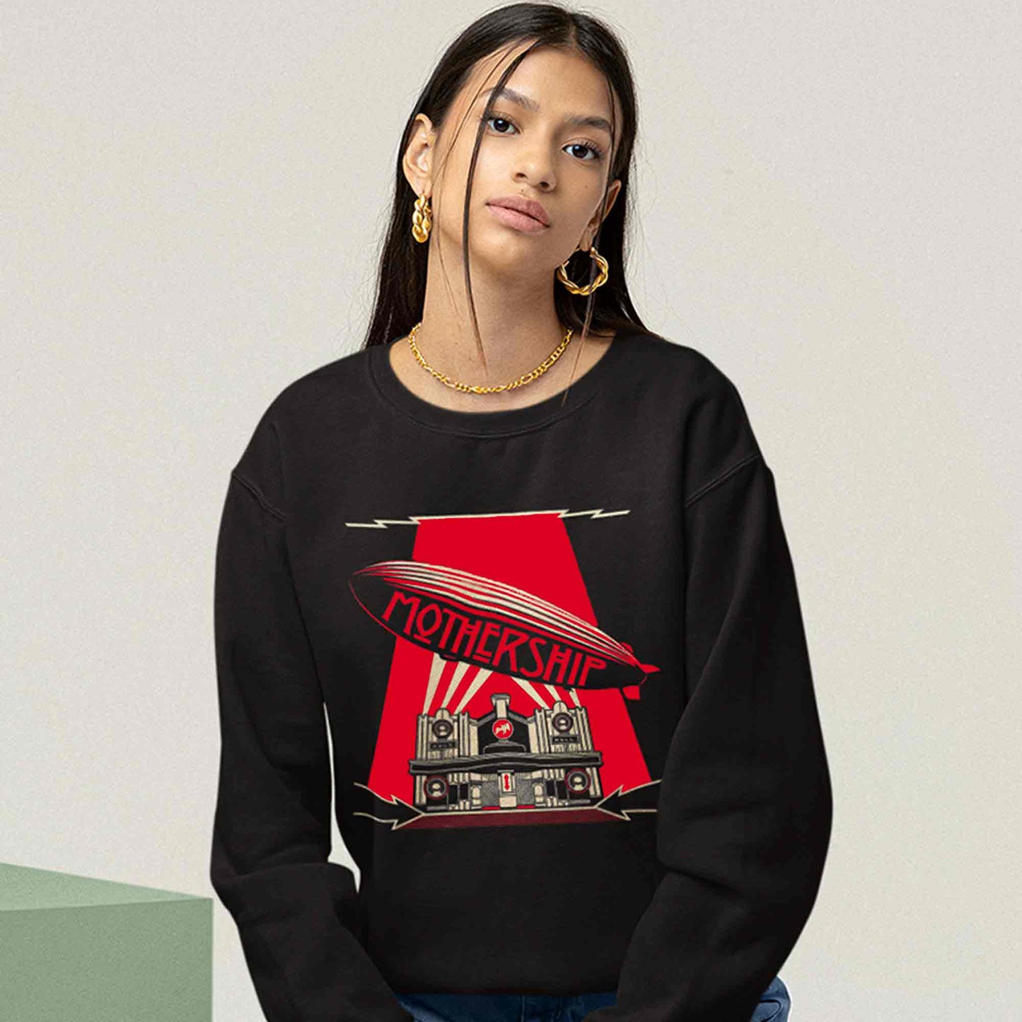 Led Zeppelin Sweatshirt - Mothership Sweatshirt The Banyan Tee TBT