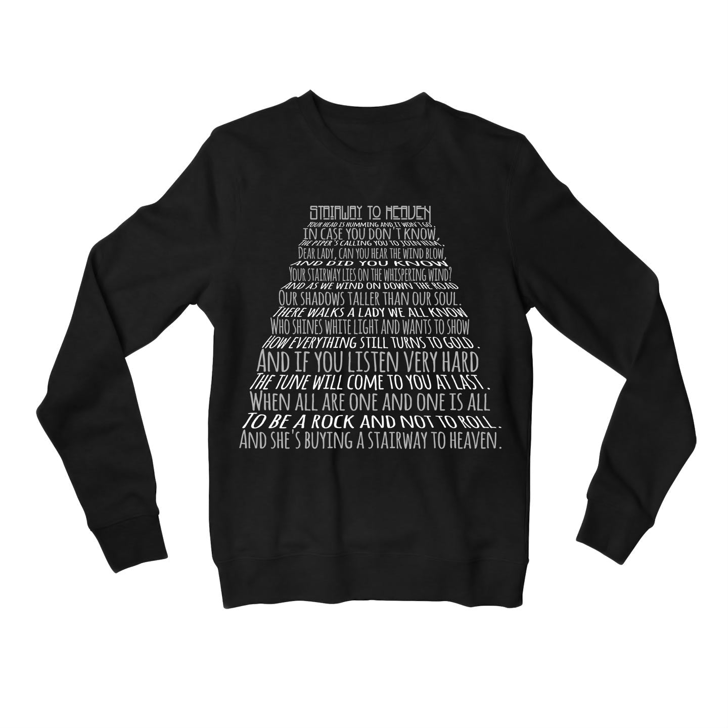 Led Zeppelin Sweatshirt - Stairway To Heaven Sweatshirt The Banyan Tee TBT