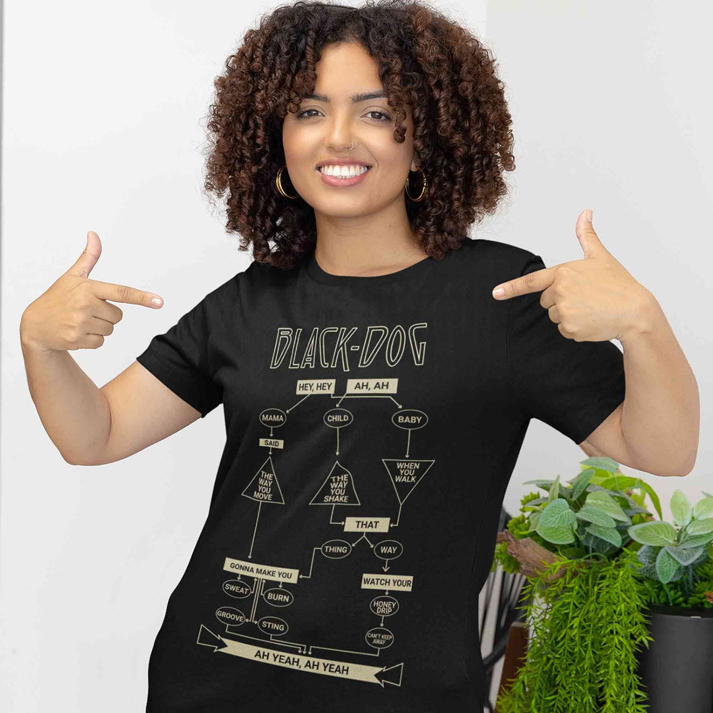 Led Zeppelin T-shirt - Black Dog T-shirt The Banyan Tee TBT