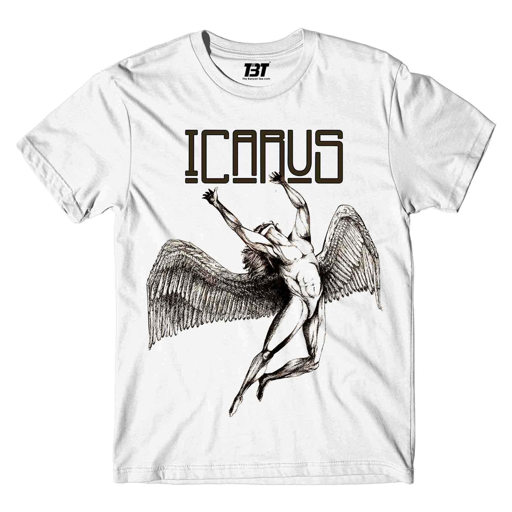 Led Zeppelin Icarus Color Band Logo T-Shirt - Official Men's Dark Heather Tee, Size XXL, Pull-On Style - View #9