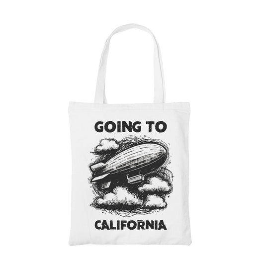 led zeppelin going to california tote bag cotton printed music band buy online india the banyan tee tbt men women girls boys unisex