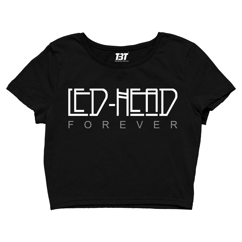 led zeppelin led head forever crop top music band buy online india the banyan tee tbt men women girls boys unisex s