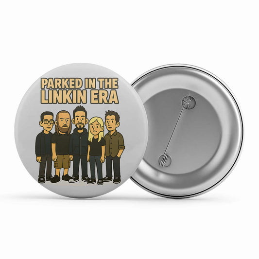 linkin park parked in the linkin era badge pin button music band buy online india the banyan tee tbt men women girls boys unisex