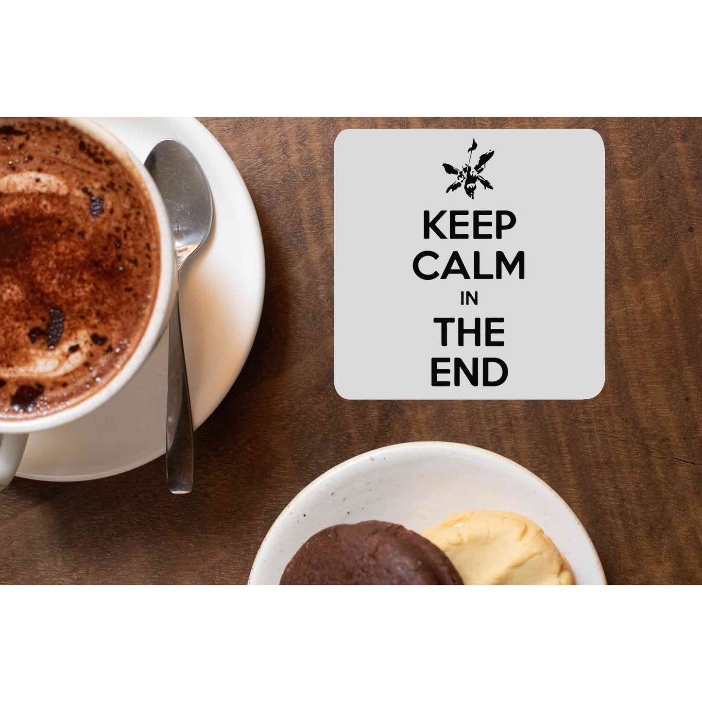 linkin park keep calm coasters wooden table cups indian music band buy online india the banyan tee tbt men women girls boys unisex