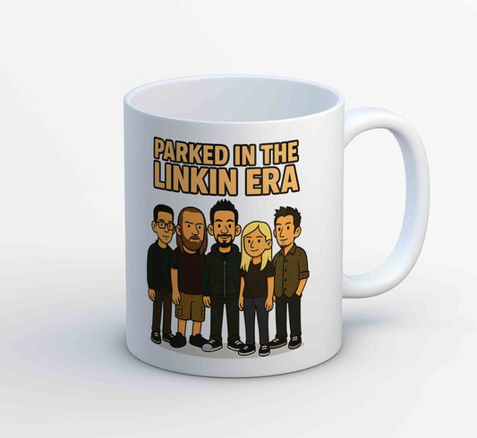 linkin park parked in the linkin era mug coffee ceramic music band buy online india the banyan tee tbt men women girls boys unisex