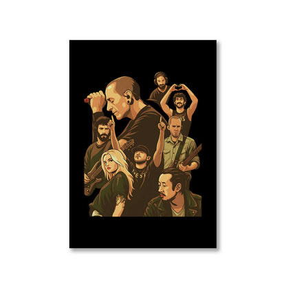 linkin park lp reborn poster wall art buy online india the banyan tee tbt 8 x 10