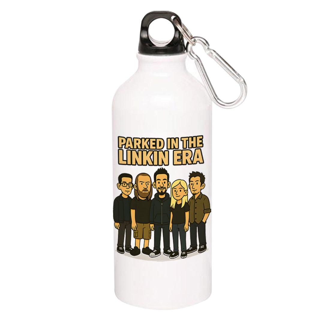 linkin park parked in the linkin era sipper steel water bottle flask gym shaker music band buy online india the banyan tee tbt men women girls boys unisex