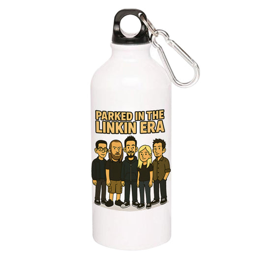 linkin park parked in the linkin era sipper steel water bottle flask gym shaker music band buy online india the banyan tee tbt men women girls boys unisex
