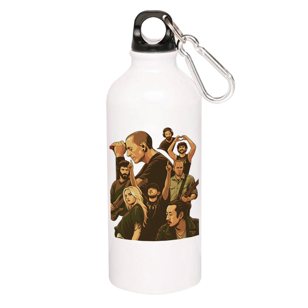 linkin park lp reborn sipper steel water bottle flask gym shaker music band buy online india the banyan tee tbt men women girls boys unisex