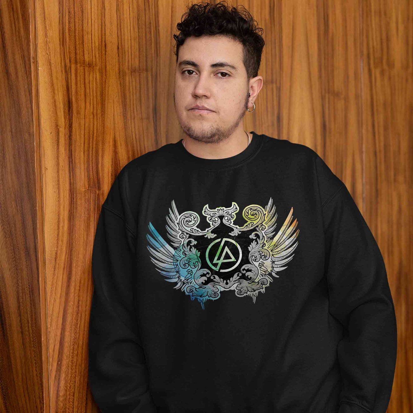 linkin park emblem sweatshirt upper winterwear music band buy online india the banyan tee tbt men women girls boys unisex black