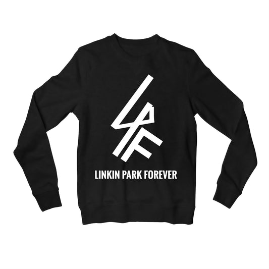 linkin park forever sweatshirt upper winterwear music band buy online india the banyan tee tbt men women girls boys unisex black