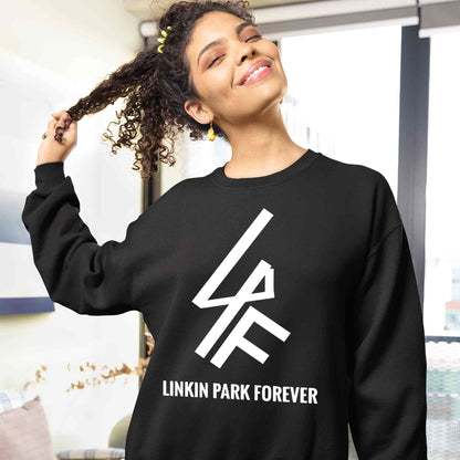 linkin park forever sweatshirt upper winterwear music band buy online india the banyan tee tbt men women girls boys unisex black