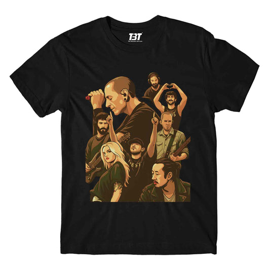 linkin park lp reborn t-shirt music band buy online india the banyan tee tbt men women girls boys unisex black