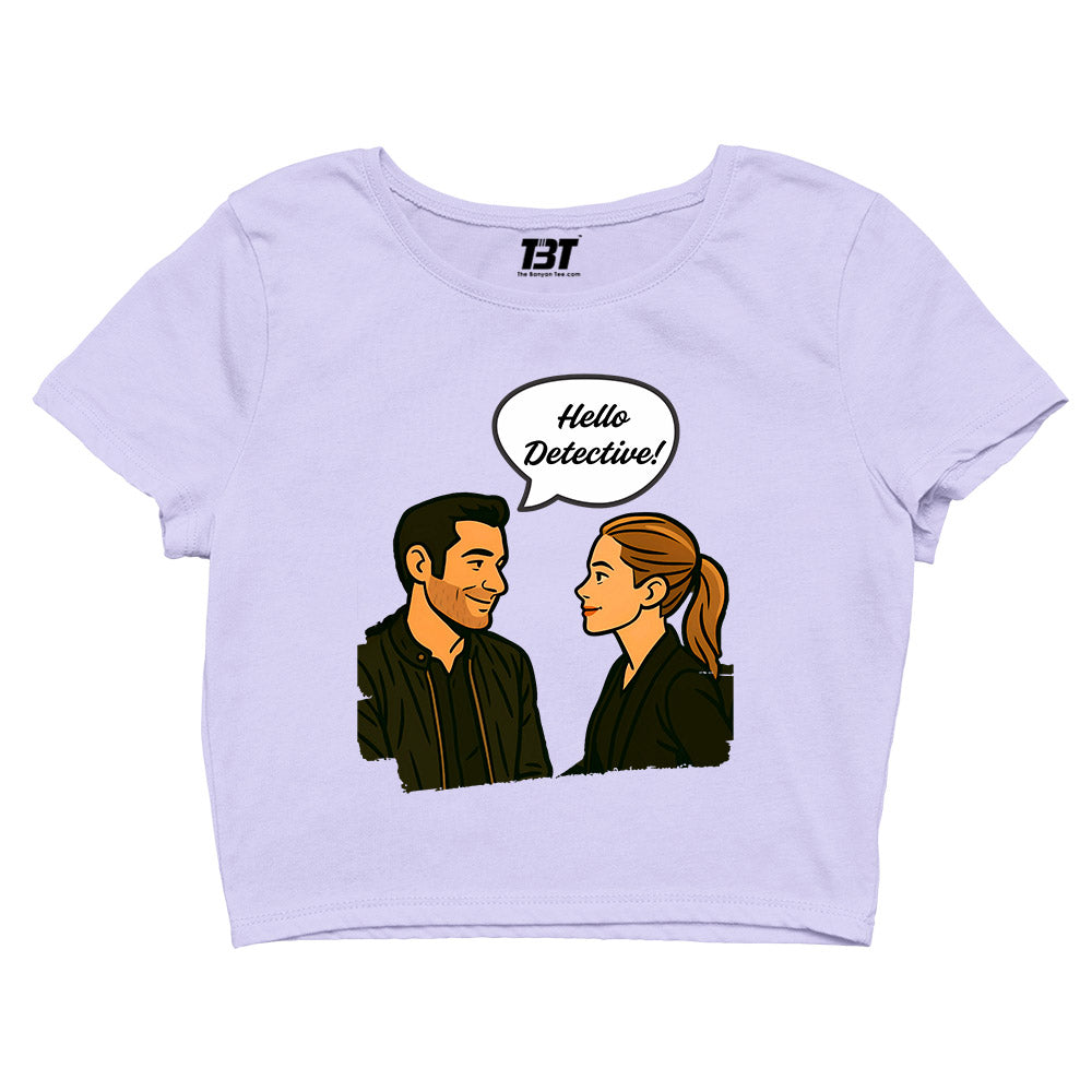 lucifer hello detective crop top tv & movies buy online india the banyan tee tbt men women girls boys unisex s