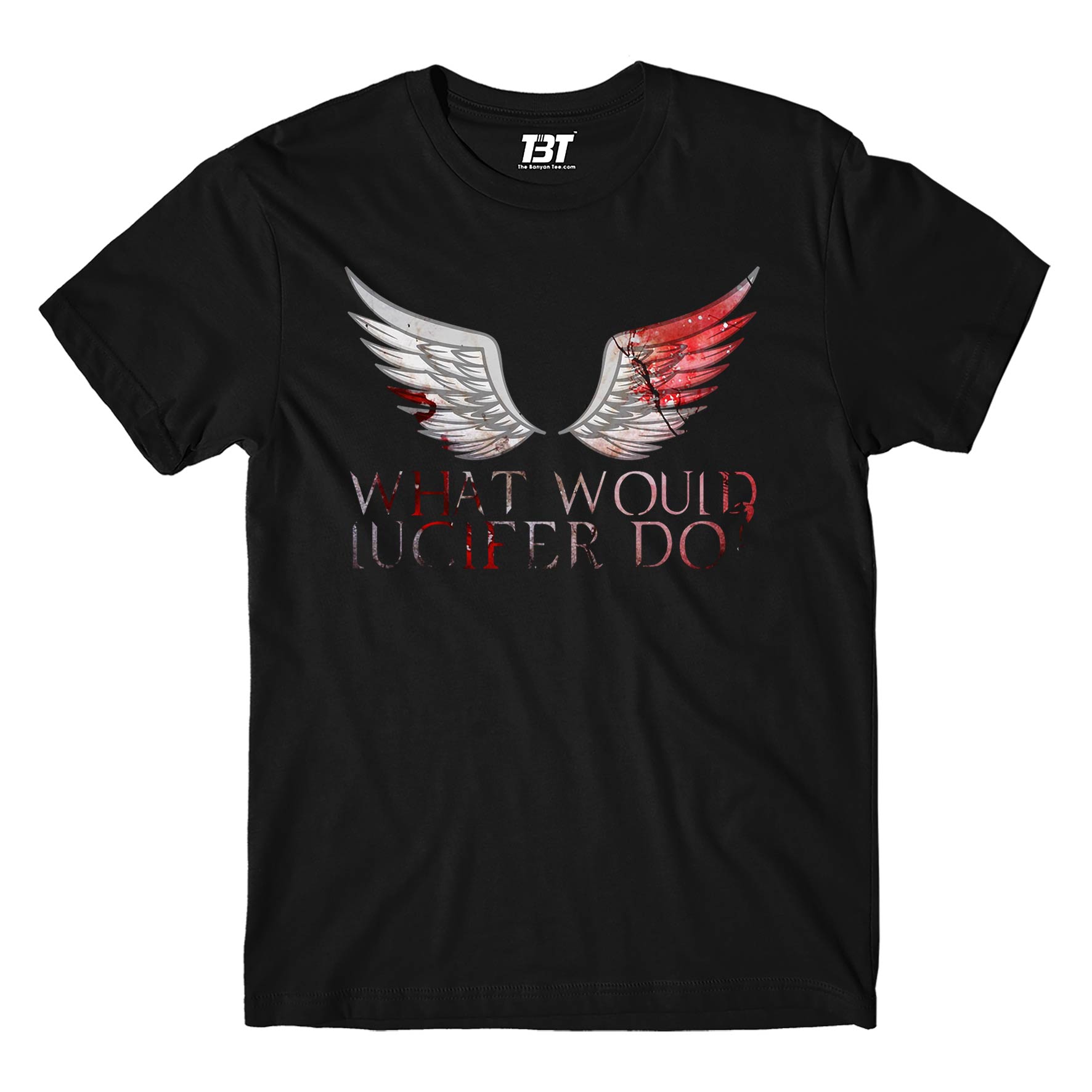 the banyan tee merch on sale Lucifer T shirt - On Sale - L (Chest size 42 IN)