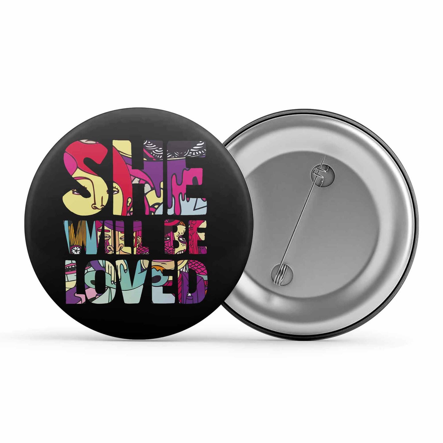 maroon 5 she will be loved badge pin button music band buy online india the banyan tee tbt men women girls boys unisex  