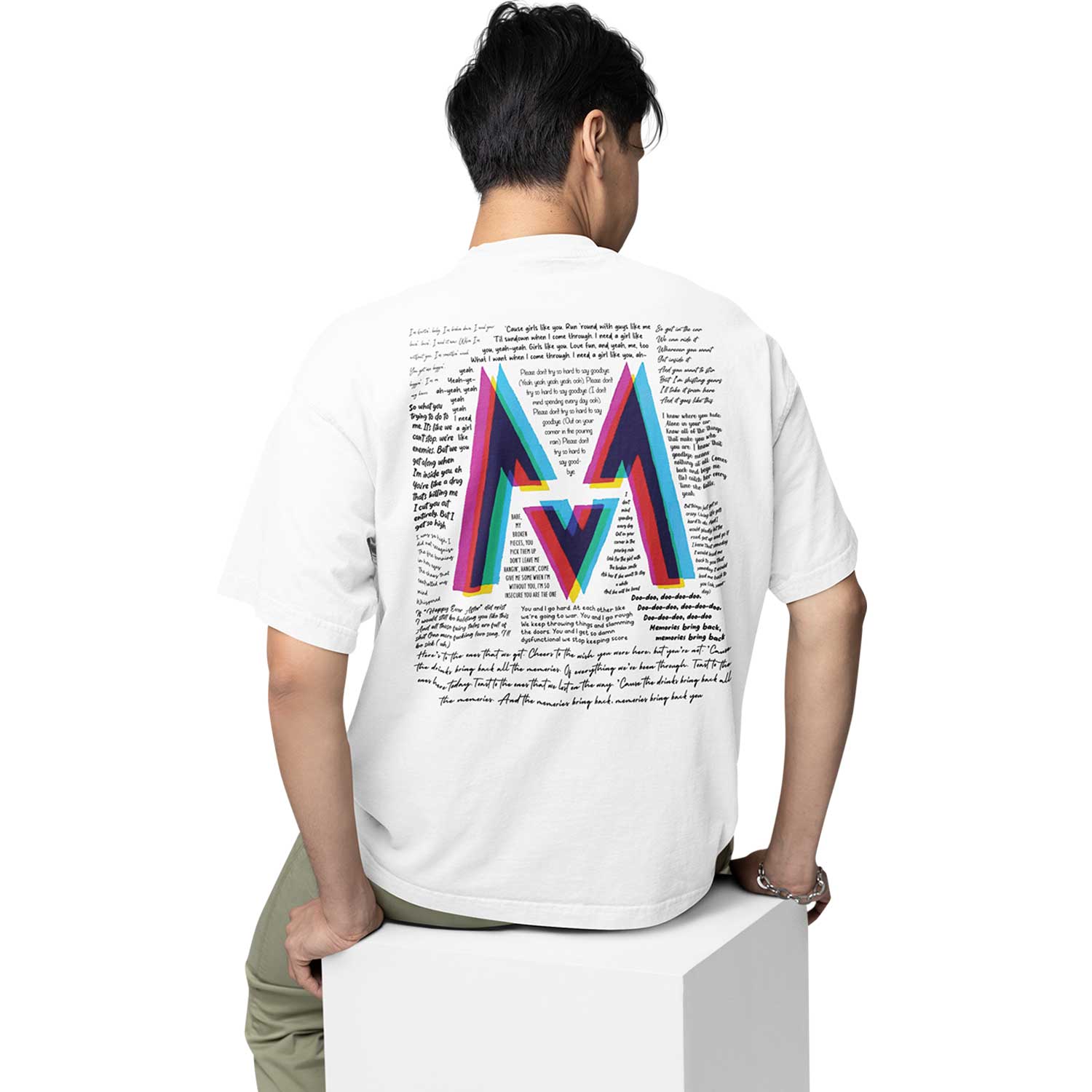 maroon 5 oversized t shirt - m5 for maroon five music t-shirt white buy online india the banyan tee tbt men women girls boys unisex