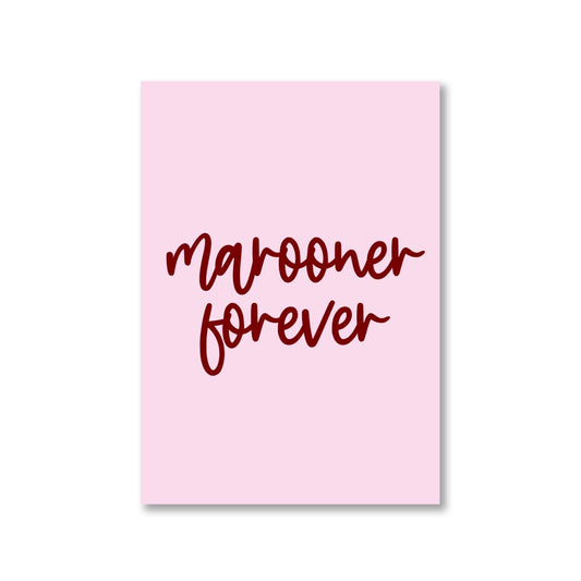 maroon 5 marooner forever poster wall art buy online india the banyan tee tbt a4 