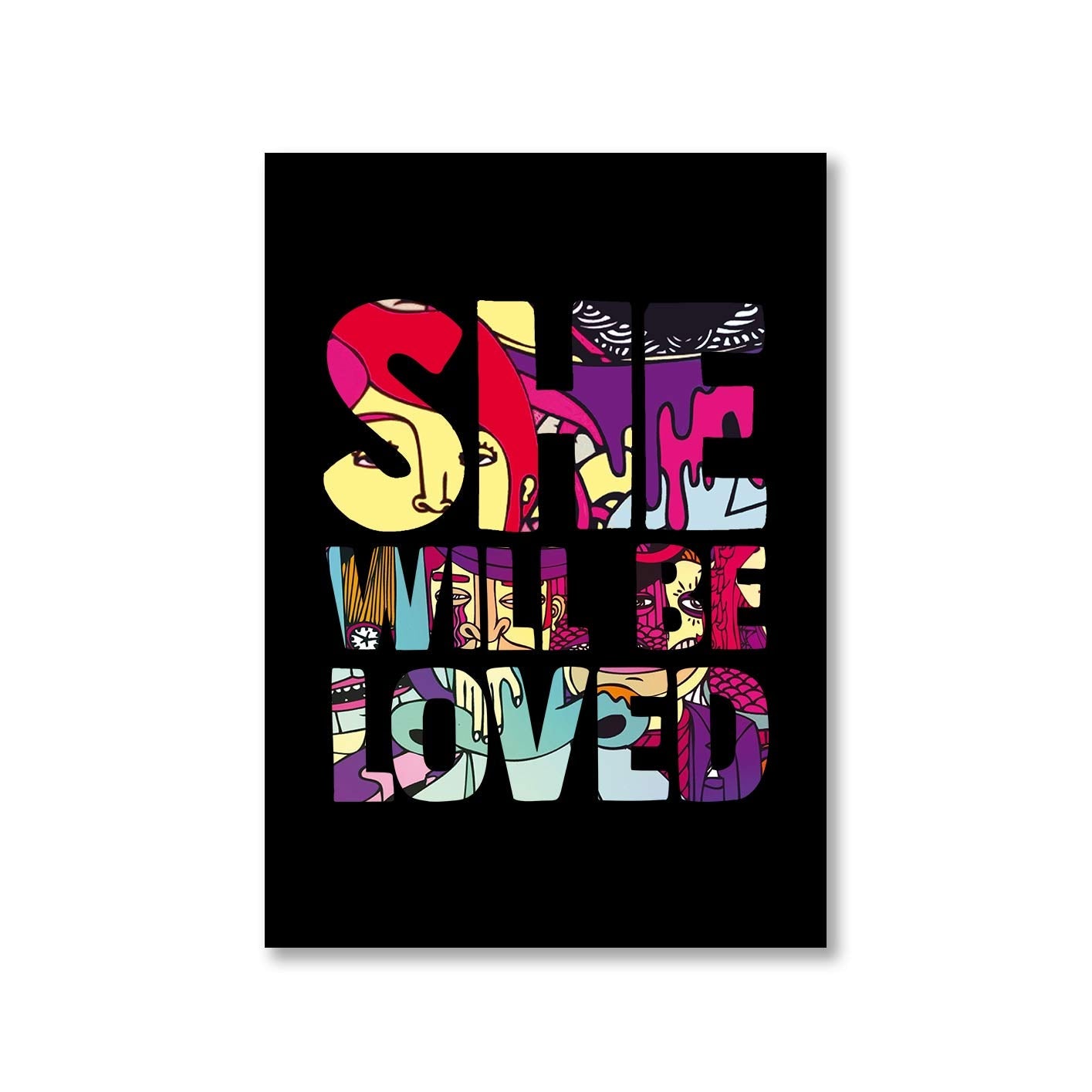 maroon 5 she will be loved poster wall art buy online india the banyan tee tbt a4 