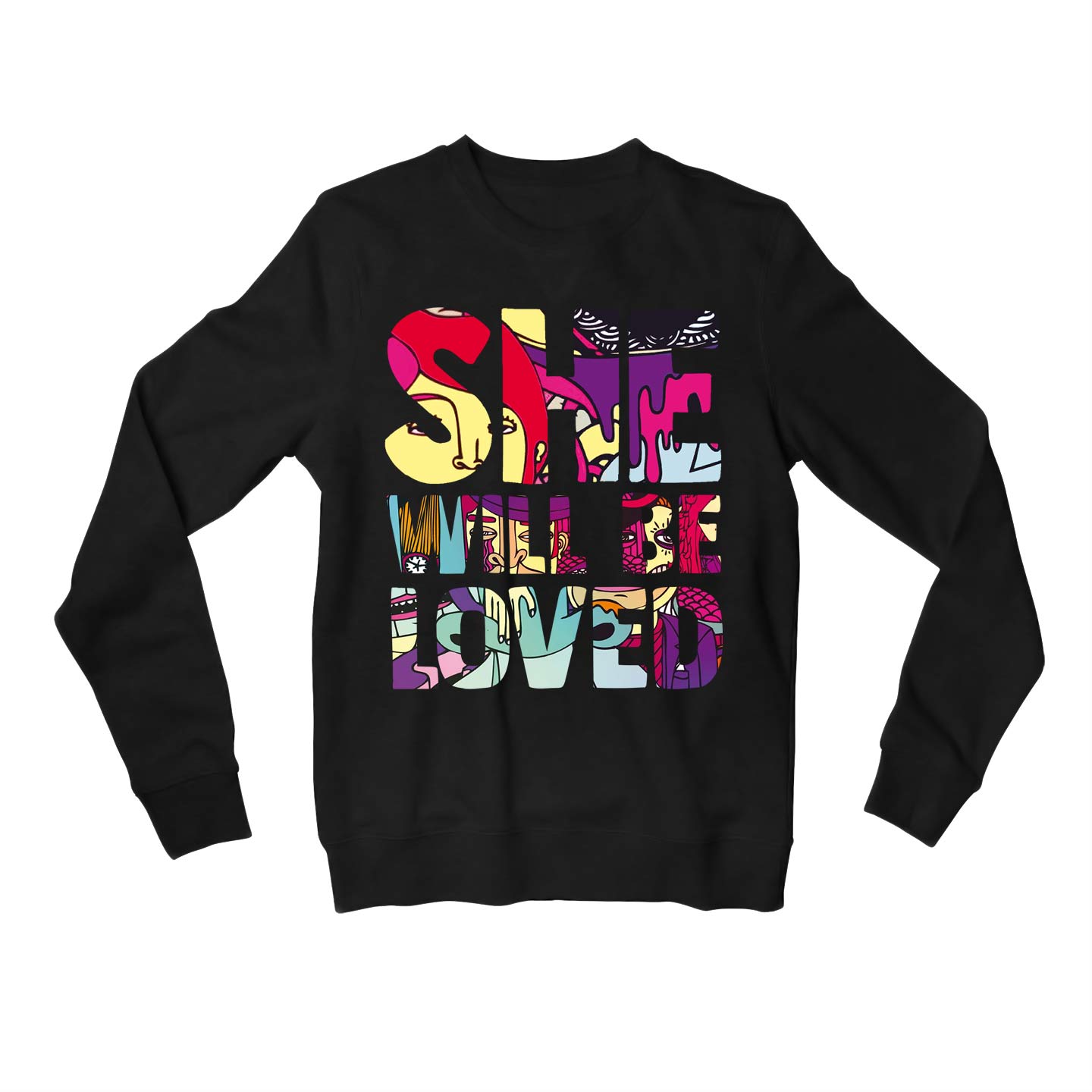 maroon 5 she will be loved sweatshirt upper winterwear music band buy online india the banyan tee tbt men women girls boys unisex black 