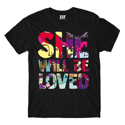 maroon 5 she will be loved t-shirt music band buy online india the banyan tee tbt men women girls boys unisex black 