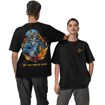 Megadeth Oversized T shirt - Set The World Afire