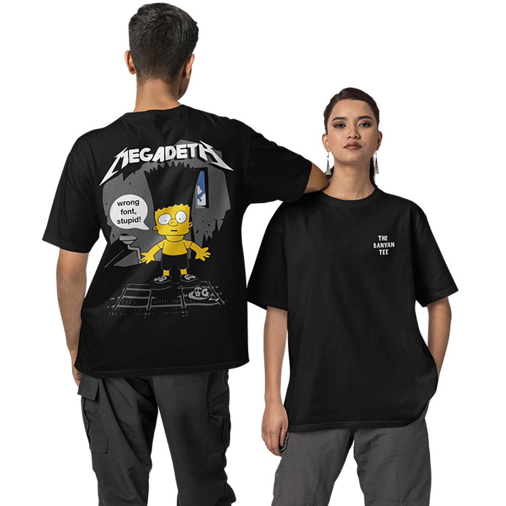 Megadeth Oversized T shirt - Wrong Font