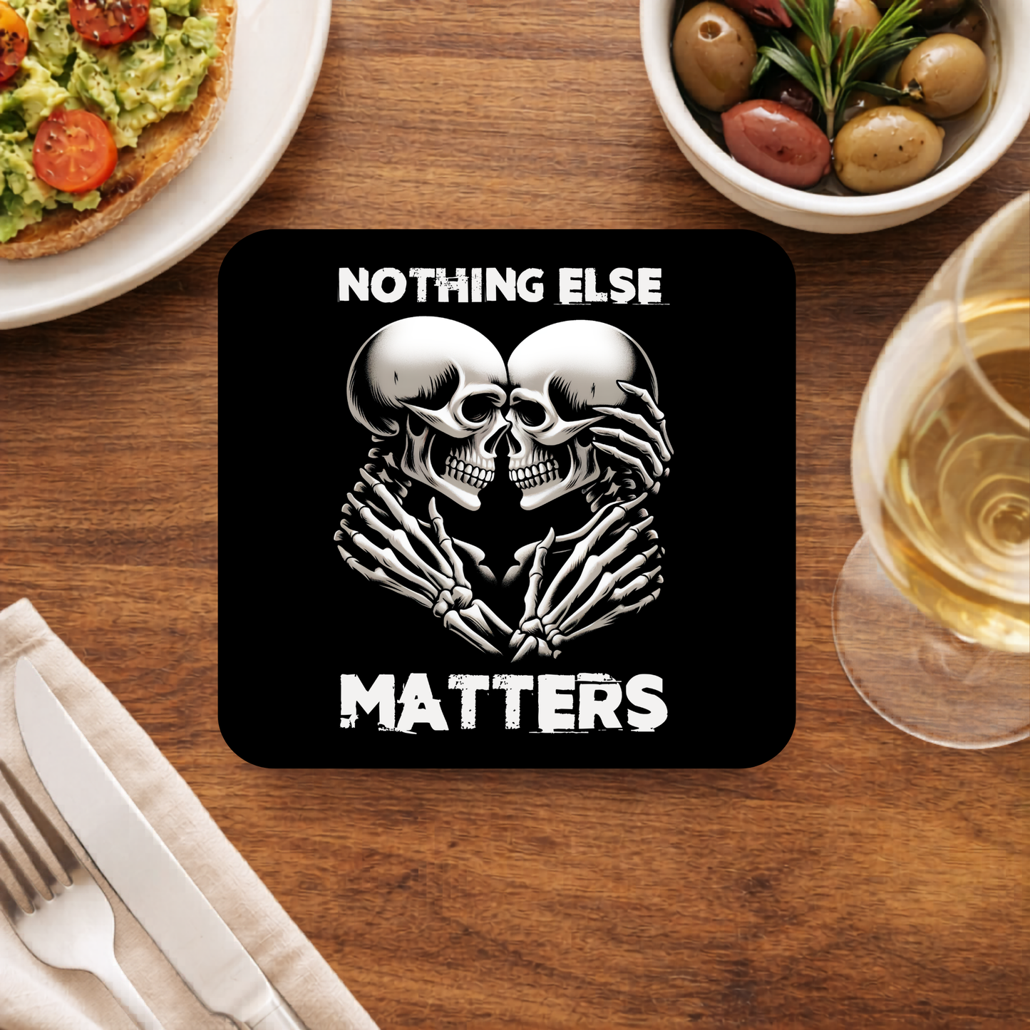 metallica nothing else matters coasters wooden table cups indian music band buy online india the banyan tee tbt men women girls boys unisex  